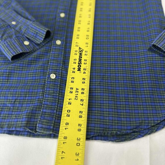GAP Men’s L Standard Fit Stretch Plaid Button-Down Shirt - Picture 7 of 14